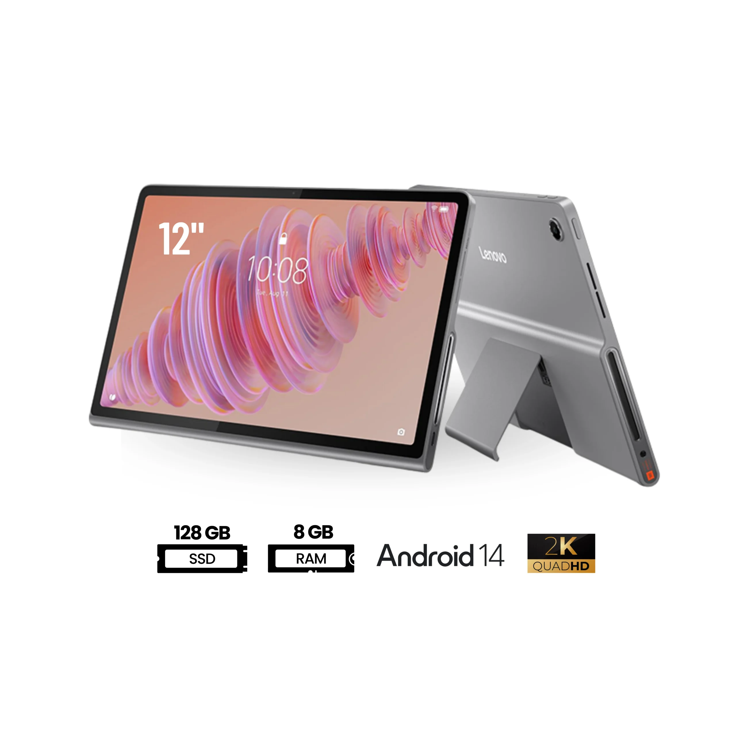 tab lenovo tab plus tb351fu, 11.5"/2k/ips/touch/android 14 o sup/8gb lpddr4x/128gb ufs 2.2 zadx0126pe